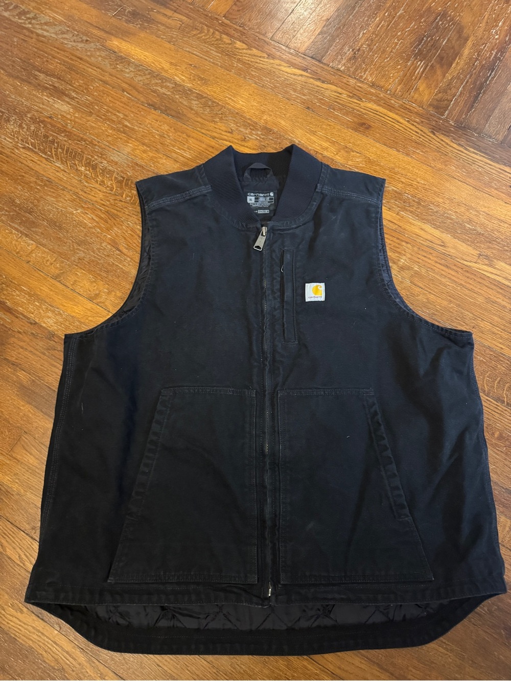 Carhartt Black Men's Duck Work Vest